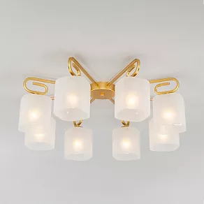 Потолочная люстра Eurosvet Camila 30143/8 латунь