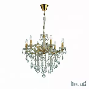 Подвесная люстра Ideal Lux FLORIAN FLORIAN SP6 ORO