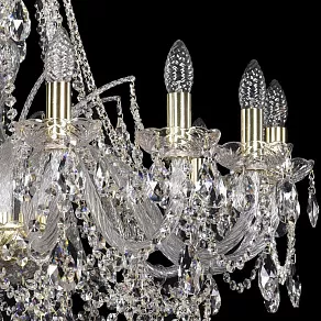 Подвесная люстра Bohemia Ivele Crystal 1411 1411/16/300/G