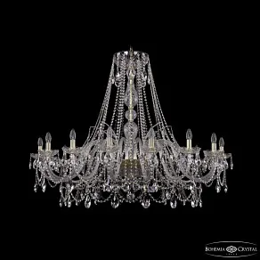 Подвесная люстра Bohemia Ivele Crystal 1411 1411/16/460 G