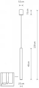 Подвесной светильник Nowodvorski Laser 490 10451