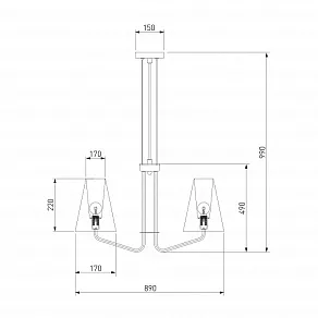 Подвесная люстра Eurosvet Ornato 70074/8 белый
