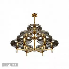 Люстра на штанге iLamp Rivoli 6607/9 GD