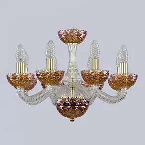 Подвесная люстра Bohemia Ivele Crystal Ivele Crystal 6 1311/8/165 G Cl/Shampan/M-1F