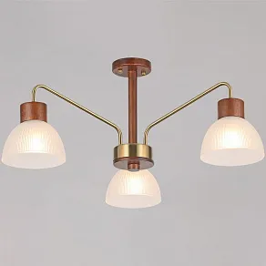 Люстра на штанге ILLUMICO  IL0286-3C-79 BR