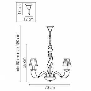 Подвесная люстра Osgona Alveare 702082