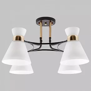 Люстра на штанге Imex MD.5692 MD.5692-4-S-COFFEE+FGD