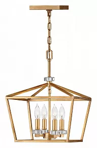 Подвесная люстра Hinkley Stinson QN-STINSON-4P-M-DBR