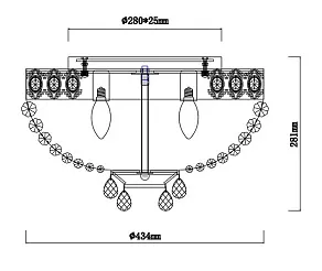 Накладной светильник Rivoli Vittoria PL6 WG Б0037794
