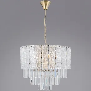 Подвесная люстра ILLUMICO GENOA IL3581-9ASQ-25 AB GENOA