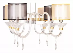 Подвесная люстра Manne L.4306 L.4306-6 SILVER GO+BL