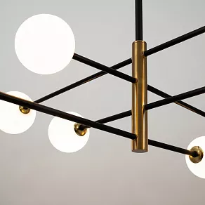 Люстра на штанге Freya Sphirity FR5376CL-08B