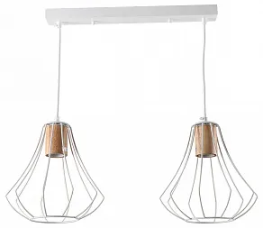 Подвесной светильник Imex MD.9052 MD.9052-2-P-WH+WOOD