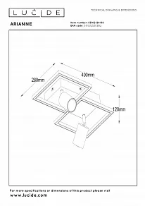 Спот Lucide Arianne 53102/24/30