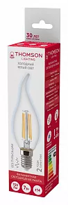 Лампа светодиодная Thomson Filament TAIL Candle E14 7Вт 6500K TH-B2336