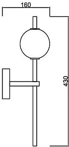 Бра ST-Luce Rialto SL1508.201.01