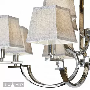 Подвесная люстра iLamp Hilton 6943-8+4 CR