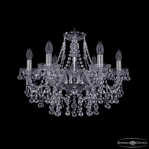 Подвесная люстра Bohemia Ivele Crystal 1409 1409/6/195 Ni