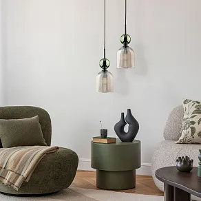 Подвесной светильник TK Lighting Sophia Green Cognac 11146  Sophia Green Cognac