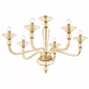 Подвесная люстра Ideal Lux Danieli DANIELI SP6 AMBRA