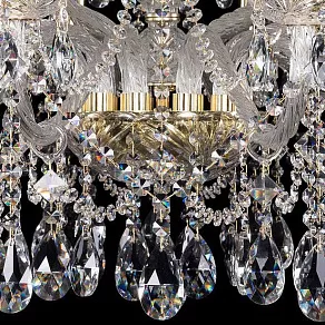 Подвесная люстра Bohemia Ivele Crystal 1413 1413/12+6/360/G