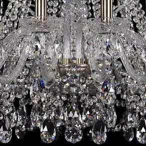 Подвесная люстра Bohemia Ivele Crystal 1411 1411/16/300/h-90/Pa