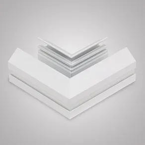 Соединитель угловой L-образный для треков встраиваемых AM-Group  AM540 WH SMART