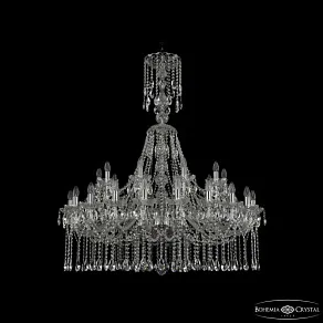 Подвесная люстра Bohemia Ivele Crystal 1413 1413/20+10/400/XL-130 Ni