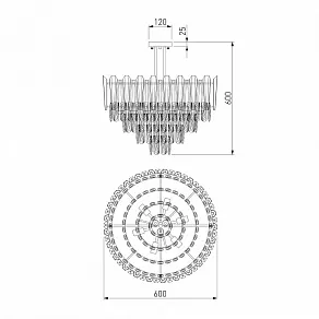 Светильник на штанге Bogate's Coda 328/9 Strotskis