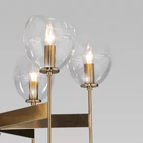 Люстра на штанге Eurosvet Arrista 60130/6 латунь Smart