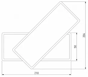 Накладной светильник Elektrostandard Twirl 90316/2