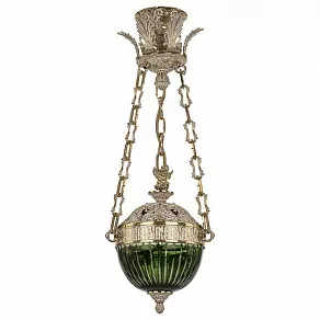 Подвесной светильник Bohemia Ivele Crystal 7100 71000P/20AZ GW Clear-Green/H-1K Y8 FA1S