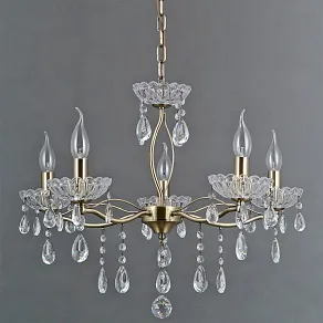 Подвесная люстра ILLUMICO CASTOR IL0265-5PSQ-24 AB CASTOR
