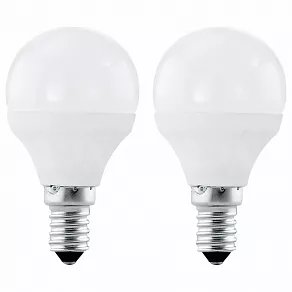 Лампа светодиодная [поставляется по 10 штук] Eglo P45 Valuepack E14 4Вт 3000K 10775