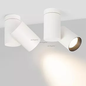 Светильник на штанге Arlight SP-POLO-SURFACE-TURN-R85-15W Warm3000 (WH-BK, 40 deg) 027569