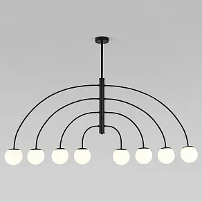 Люстра на штанге Eurosvet Cenacolo 30179/8 черный