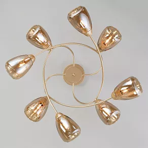 Потолочная люстра Eurosvet Noemi 30168/8 матовое золото