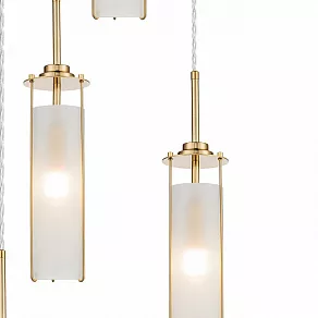 Подвесной светильник Indigo Torcia 11038/5PL Brass