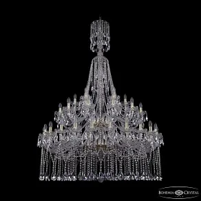 Подвесная люстра Bohemia Ivele Crystal 1413 1413/24+12+6/460/XL-186/2d G