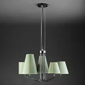 Подвесная люстра Eurosvet Ornato 70074/5 черный