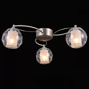Потолочная люстра Natali Kovaltseva Twin TWIN 75089/3C NICKEL, CHROME