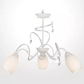 Подвесная люстра Eurosvet 60033 60033/3 белый с серебром