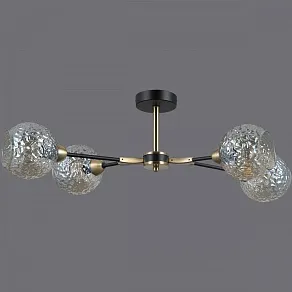 Люстра на штанге ILLUMICO  IL0253-4CSQ-79 BK AB