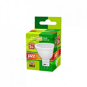 Лампа светодиодная Jazzway  GU5.3 5Вт 3000K PLED-ECO-JCDR 5W 3000K