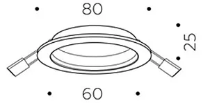 Встраиваемый светильник Ambrella Light C C6513