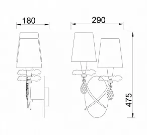 Бра Mantra Sophie 6304