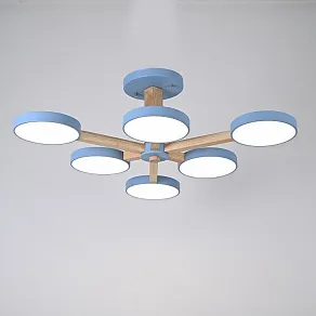 Люстра на штанге Imperiumloft TURNA Blue TURNA-B01