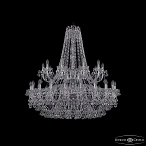 Подвесная люстра Bohemia Ivele Crystal 1409 1409/20+10/400/2d Ni