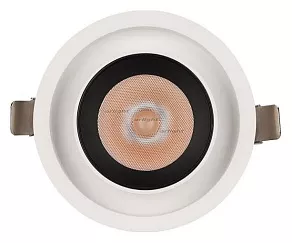 Встраиваемый светильник на штанге Arlight LGD-PULL-R100-10W Day4000 (WH, 20 deg) 026191