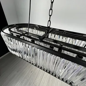 Подвесной светильник Imperiumloft Odeon Clear Glass Black 248522-22